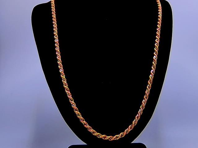 CHAINE TORSADE EN  OR 18KT