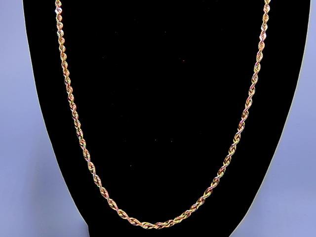 CHAINE TORSADE EN OR 10KT