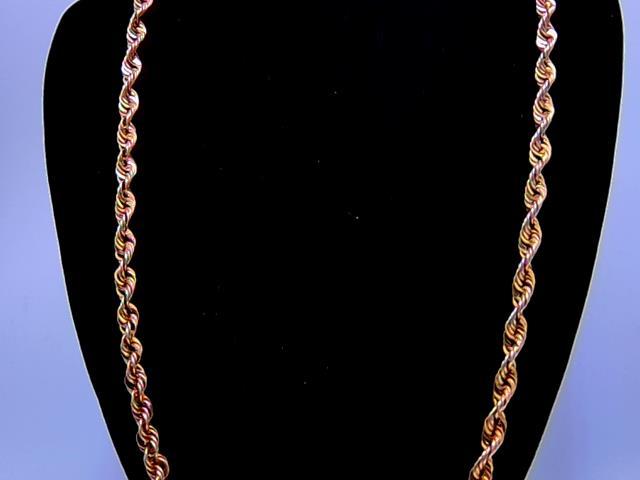 CHAINE TORSADE EN OR 10KT