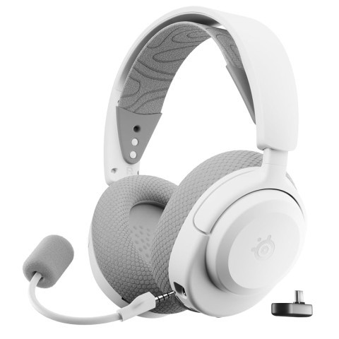 White headset steelseries arctis nova 3p