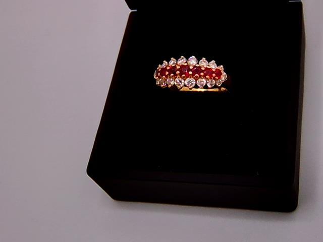 BAGUE EN OR 14KT AVEC DIAMANTS