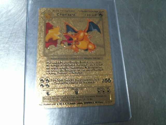 Gold foil charizard
