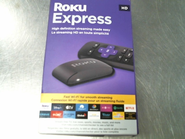 Roku express hd streaming device