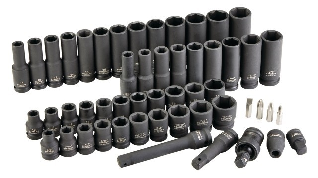 Kit stanley 52 piece dans boite noir
