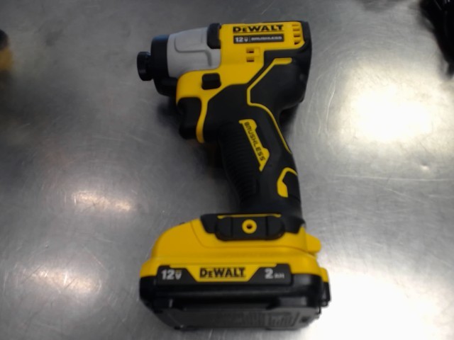 Impact driver dewalt avec batt 12v