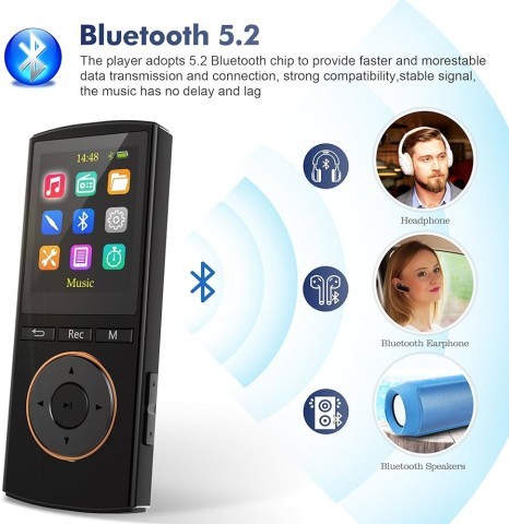 Mp3 player safuciiv with earphone+charge