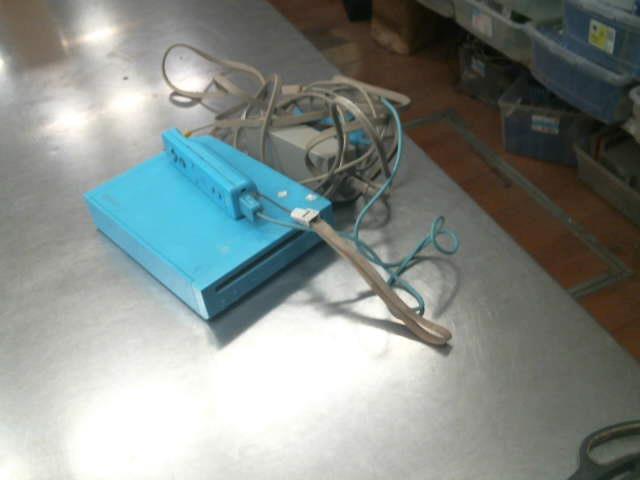 Nitendo wii bleu 1 man pas barre capteur