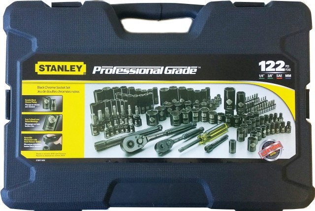 Kit de ratchet stanley 122 pieces