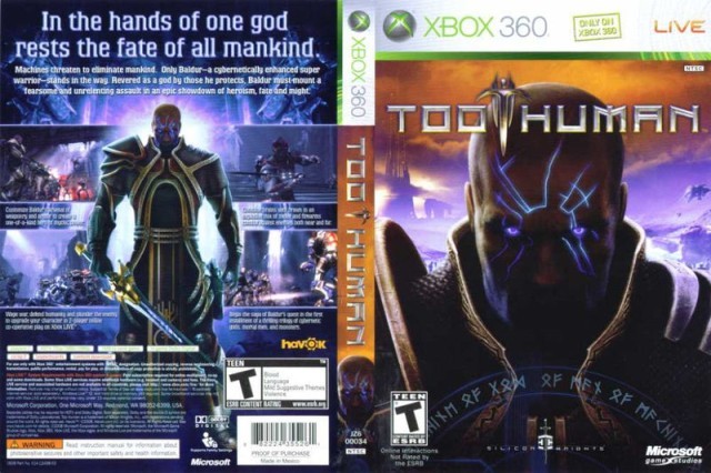 Too human xb360