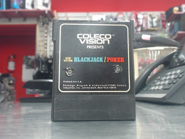 Black jack / poker coleco vision