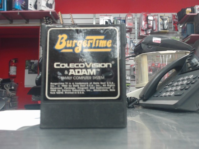 Burgertime coleco vision