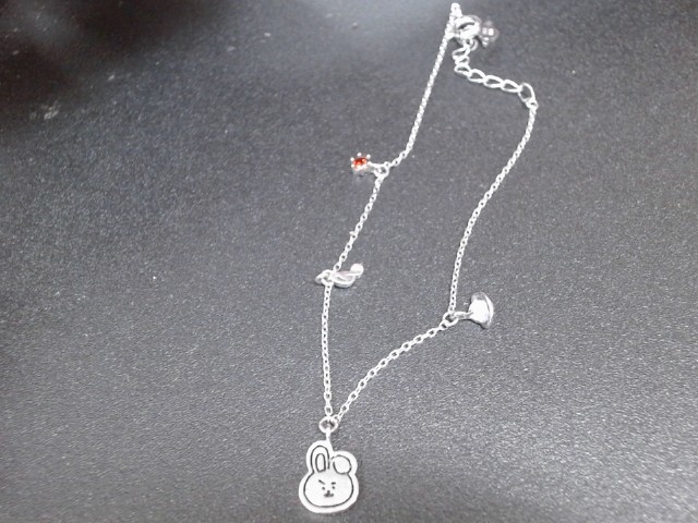 Bracelet en argent petit lapin