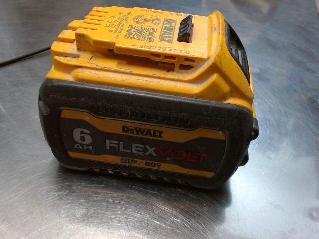 Batterie dewalt flexvolt 6ah 20v/60v