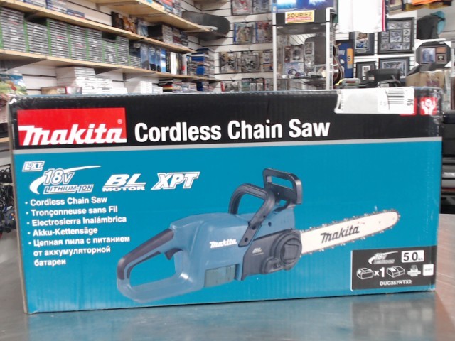 Chainsaw a batterie+batt(5.0ah)+chargeur