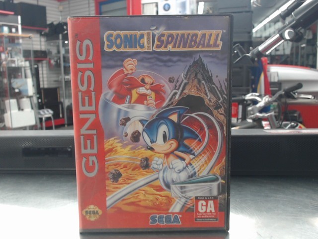 Sonic the hedgegog spinball in box