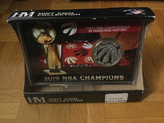 Hm mint coin collection raptors 2019