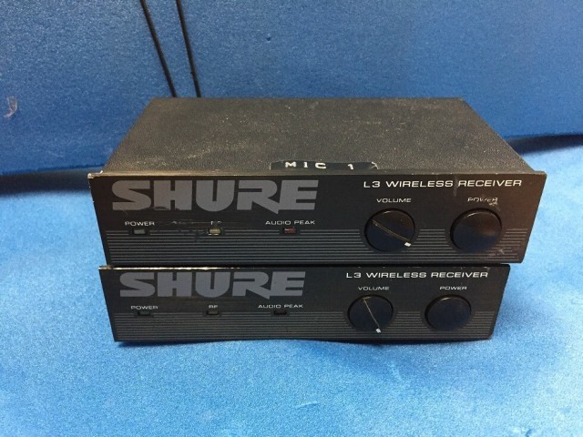 Shure l3 wireless receiver