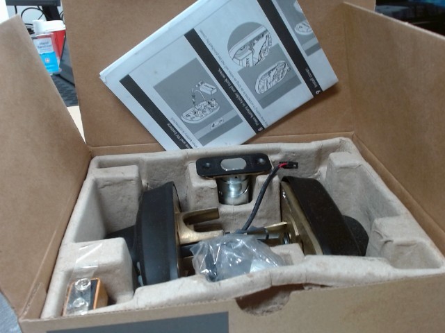 Keypad deadbolt openbox