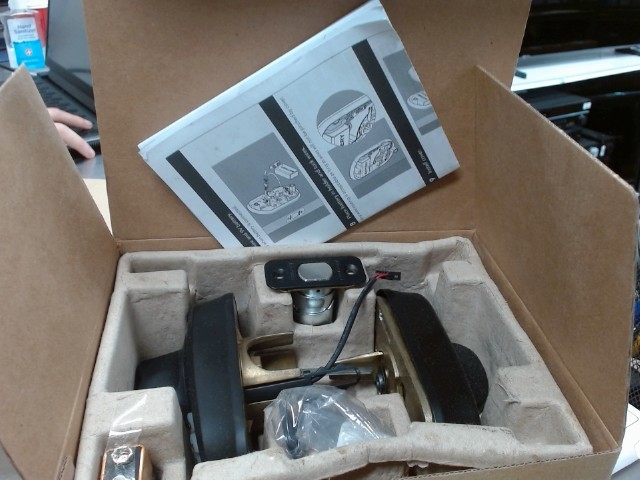Keypad deadcolt open box