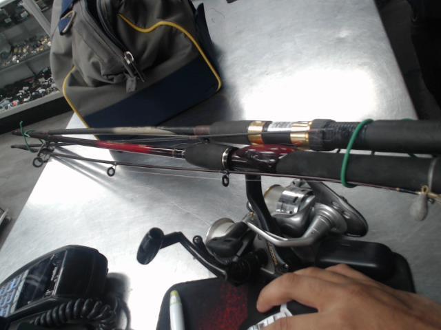 Canne a peche rouge equalizer