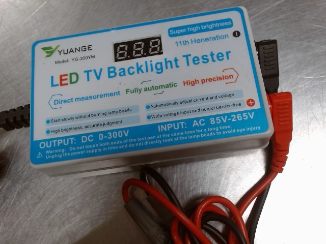 Led tv backlight tester