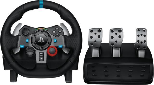 Volant avec pedal et fils