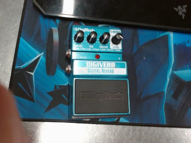 Digiverb reverb guitar effect pedal