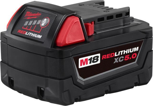 Milwaukee 5.0ah battery