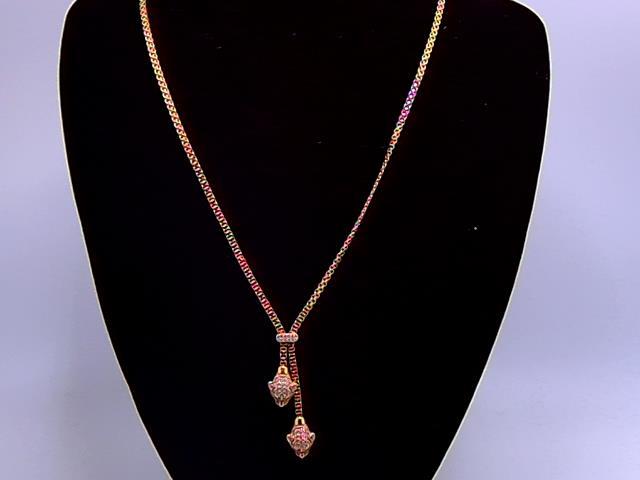 CHAINE EN OR 18KT AVEC PANTHERE 