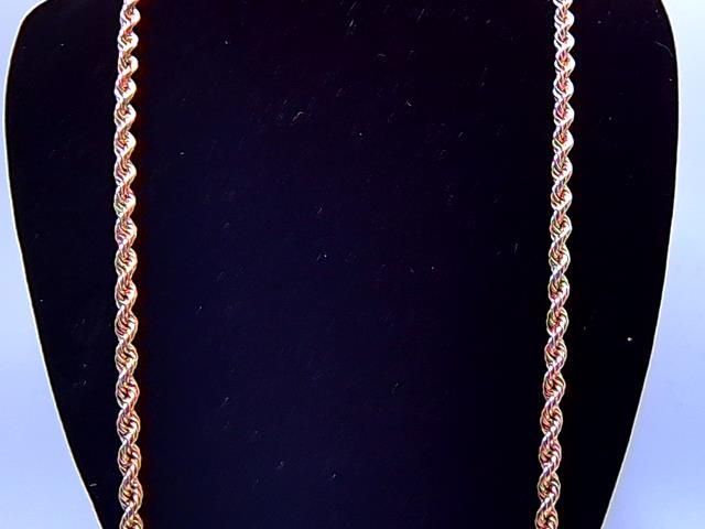 CHAINE TORSADE EN OR 10KT