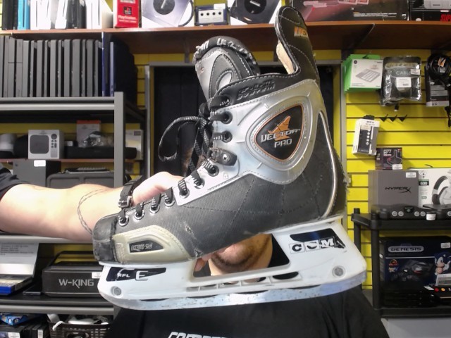 Patin de hockey noir/gris logo orange