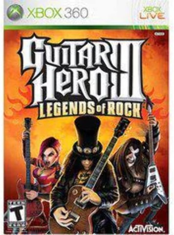 Guitar heroes iii legends of rock xb 360