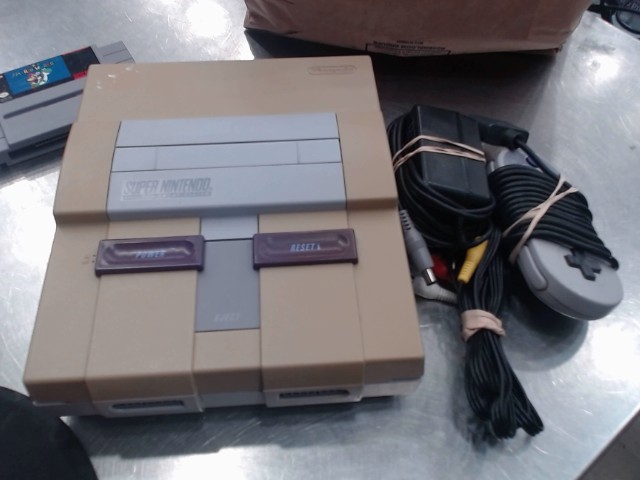 Console snes+pwr+man