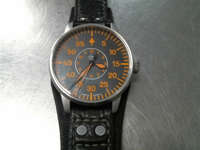 Montre de pilote automatique strap cuire