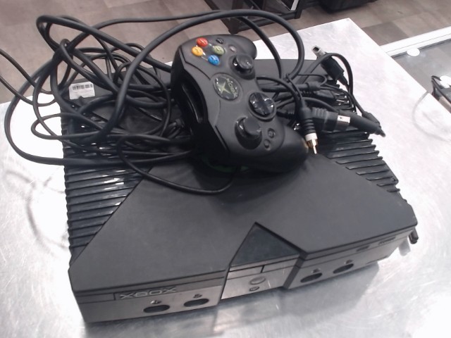 Console xbox original+man+fils