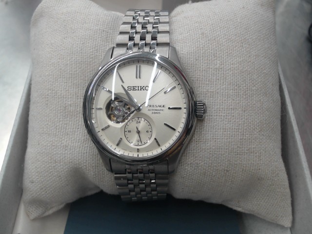 Montre seiko presage automatique argent