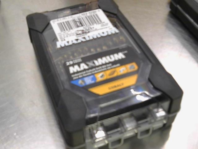 Maximum 29 piece drill bit kit