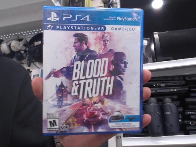 Blood and truth jeu ps4