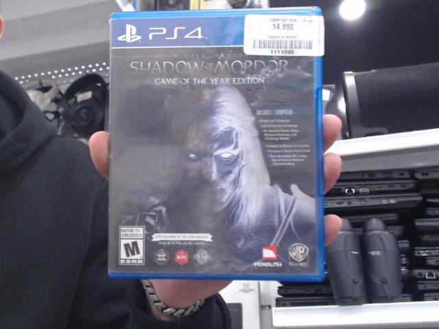 Shadow of mordor jeu ps4