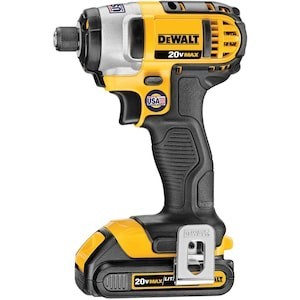 Impact driver dewalt avec batterie