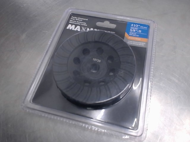 Diamond cup wheel maximum