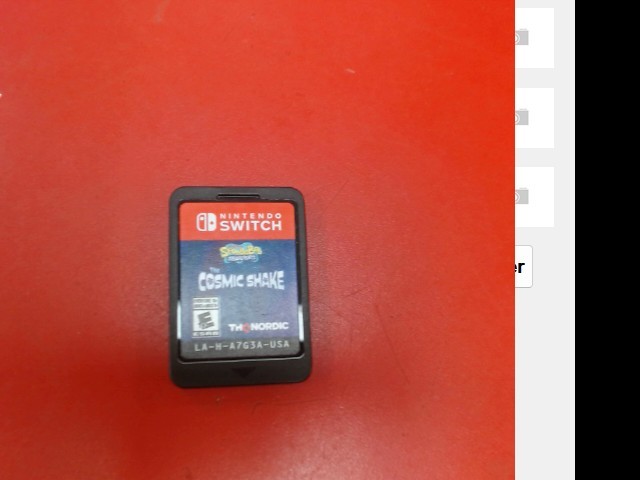 Spongbob cosmic shake sur swicht sans ca