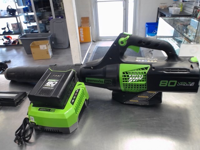 Blower greenworks + chargeur + 2 batt