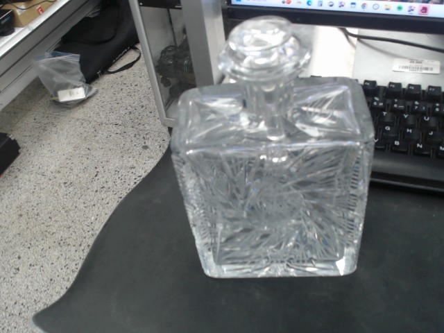 Decorative glass bottle