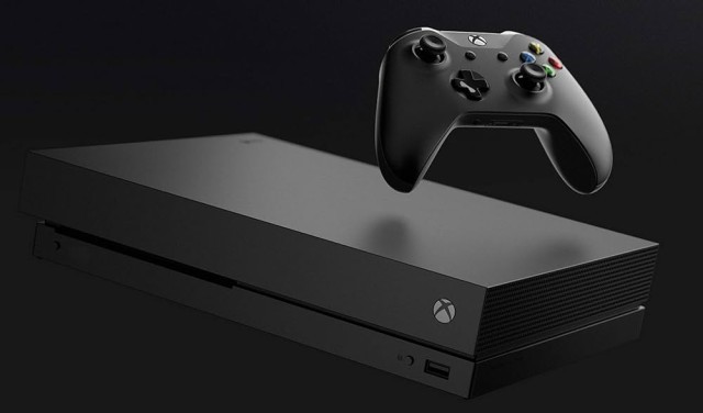 Xbox one x noir avec mannette