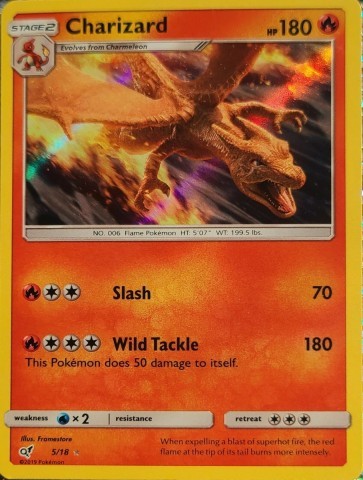 Charizard holo 5/18