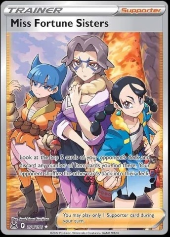 Miss fortune sisters 194/196 ungraded