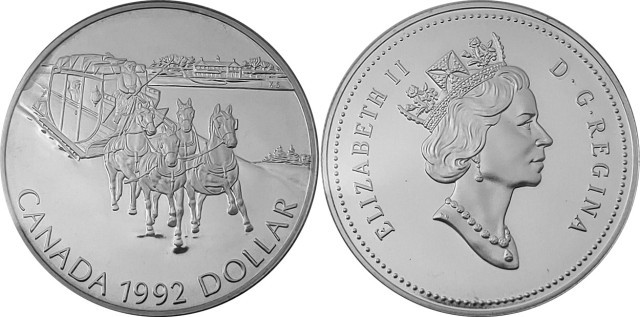 Canadian dollar 1992