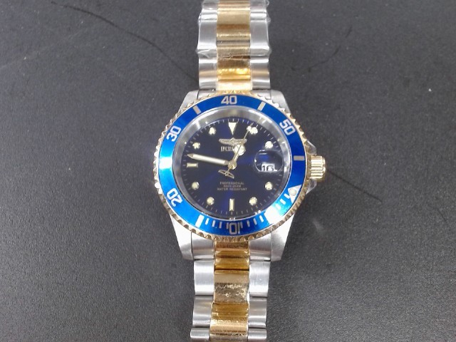 Pro diver two tone blue dial