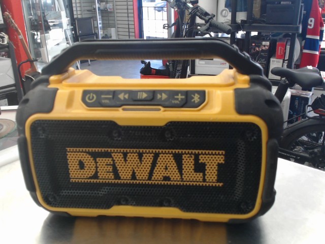 Radio de chantier dewalt bluetooth